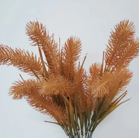 Sihan Flower Industry, Nine-tailed grass yellow fabric flowers, decorative flowers, artificial plastic flowers, artificial flowers, single living room decorative flowers, dried flowers, table top ornaments, anti-flower art decorations Sihan Flower Industry, Nine-tailed grass yellow fabric flowers, decorative flowers, artificial plastic flowers, artificial flowers, single living room decorative flowers, dried flowers, table top ornaments, anti-flower art decorations